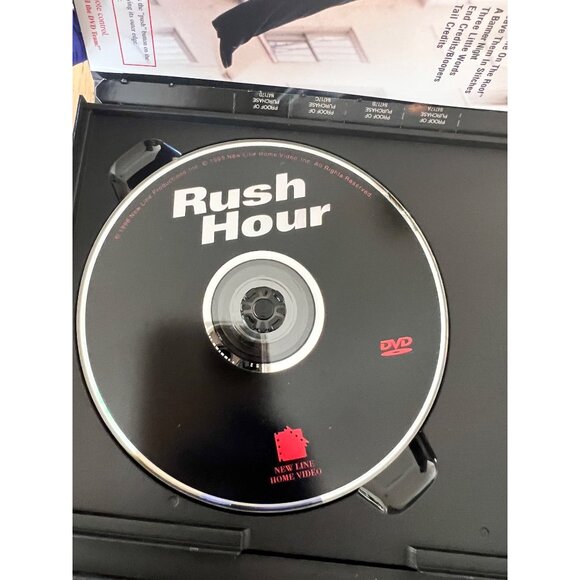 Rush Hour 1998 DVD New Line Platinum Series Action Comedy Movie Pre-Owned - Picture 2 of 4